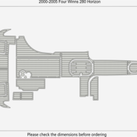 2000-2005 Four Winns 280 Horizon