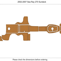 2002-2007 sea ray 270 sundeck Boat Flooring