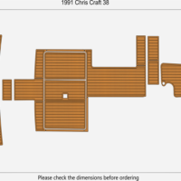 1991 Chris Craft 38