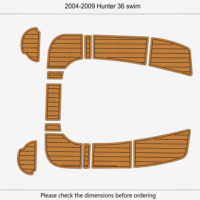 2004-2009 Hunter 36 swim