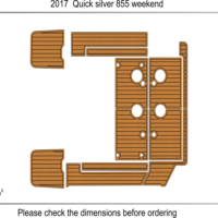 2017 Quick silver 855 weekend