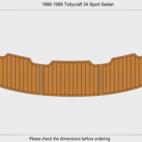 1986-1989 Tollycraft 34 Sport Sedan