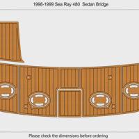 1998-1999 Sea Ray 480  Sedan Bridge SP