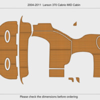 2004-2011 Larson 370 Cabrio MID Cabin