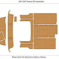 2001-2007 Sea ray 225 weekender