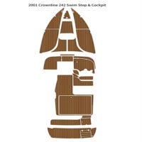 2001 Crownline 242 Swim Platform Cockpit