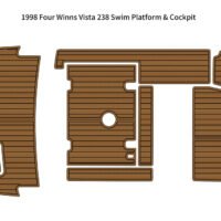 1998 Four Winns 238 Vista Swim Platform Cockpit