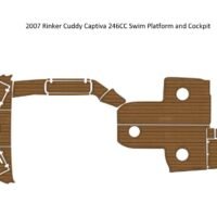 2007 Rinker Cuddy Captiva 246CC Swim Platform Cockpit