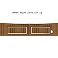 1987 Sea Ray 340 Express Swim Platform