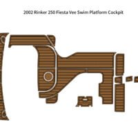 2002 Rinker 250 Fiesta Vee Swim Platform Cockpit