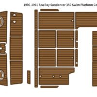 1990-1991 Sea Ray Sundancer 350 Swim Platform Cockpit